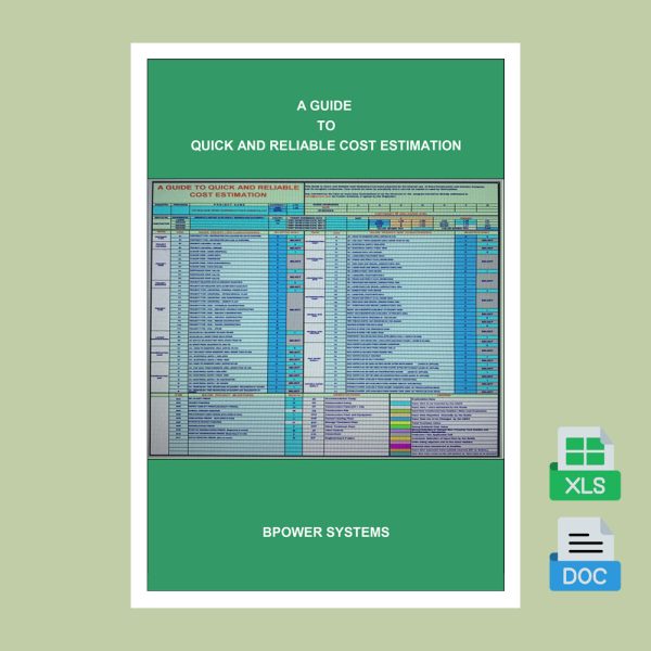 A Guide to Quick and Reliable Cost Estimation (Word+Excel) DOWNLOAD ...
