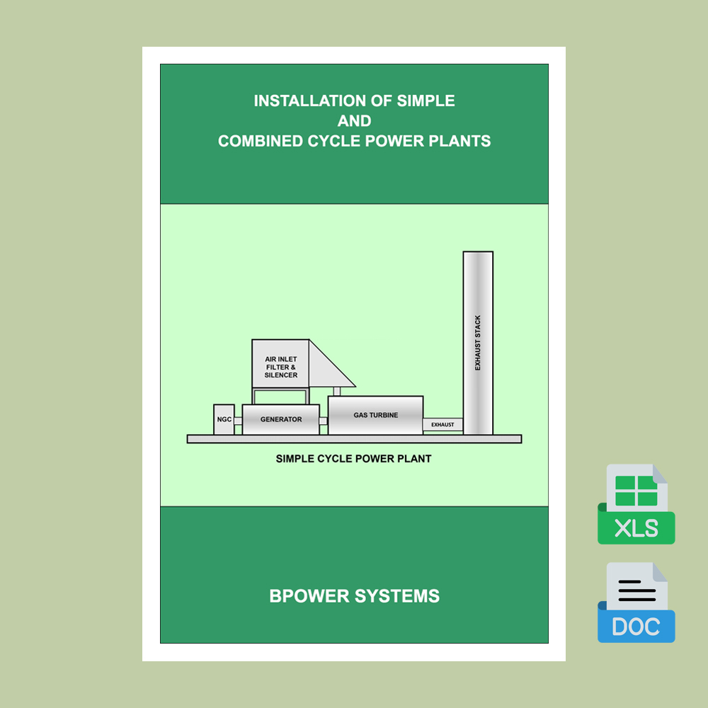 Installation of Simple and Combined Cycle Power Plants (Word+Excel) <p class="headalt">View All</p>