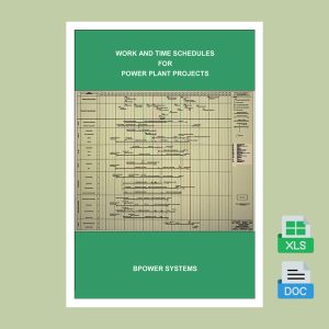 Work and Time Schedules for Power Plant Projects (Word+Excel) <p class="headalt">View All</p>